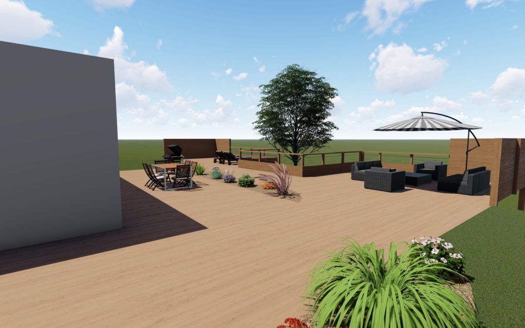 Plan terrasse 3D
