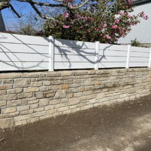 mur pierre jointoyee granit capp paysage - Maçonnerie paysagère