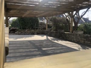 creation terrasse composite et pergola pleuven 1