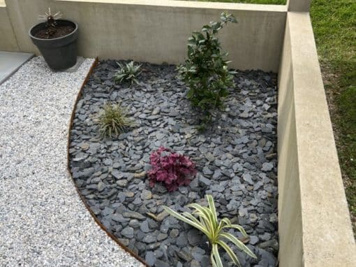 creation terrasse sur plots et massifs quimper 1