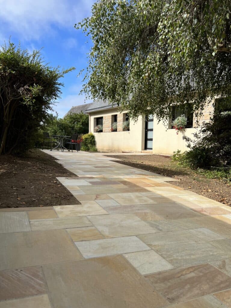 ALLEE dallage en quartzite saotome clohars fouesnant - Fouesnant Bénodet