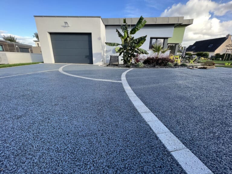 ALLEE beton drainant pleuven - Fouesnant Bénodet