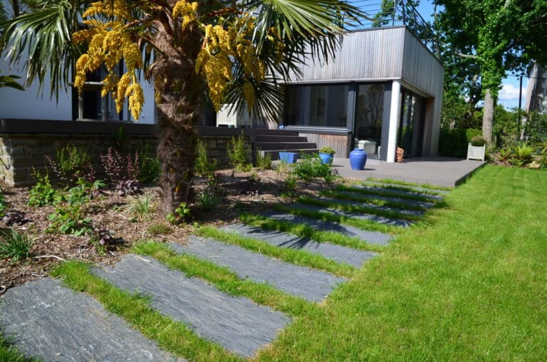 ALLEE pas japonais schiste fouesnant - Fouesnant Bénodet