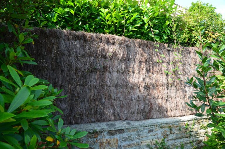 CLOTURE brande de bruyeres sur muret pierres benodet - Fouesnant Bénodet