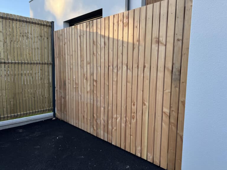 CLOTURE palissade douglas pleuven - Fouesnant Bénodet