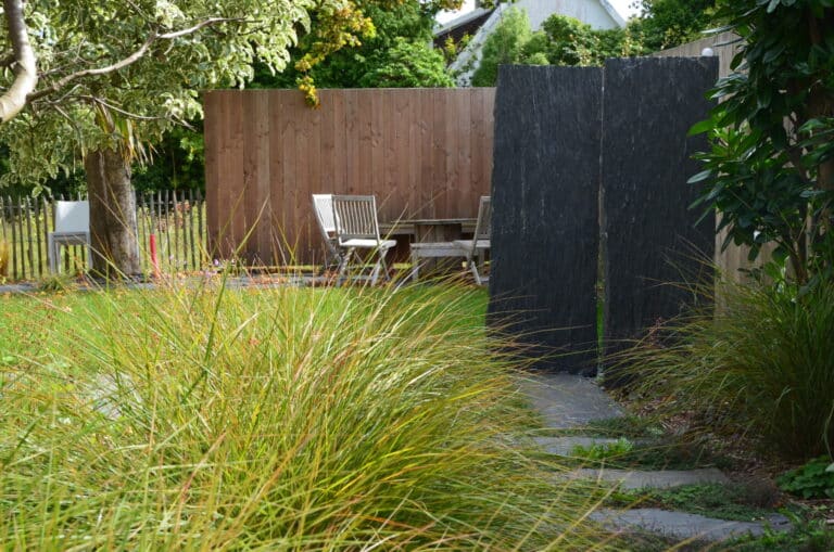 CLOTURE palissade bois schiste coin tranquillite fouesnant - Fouesnant Bénodet