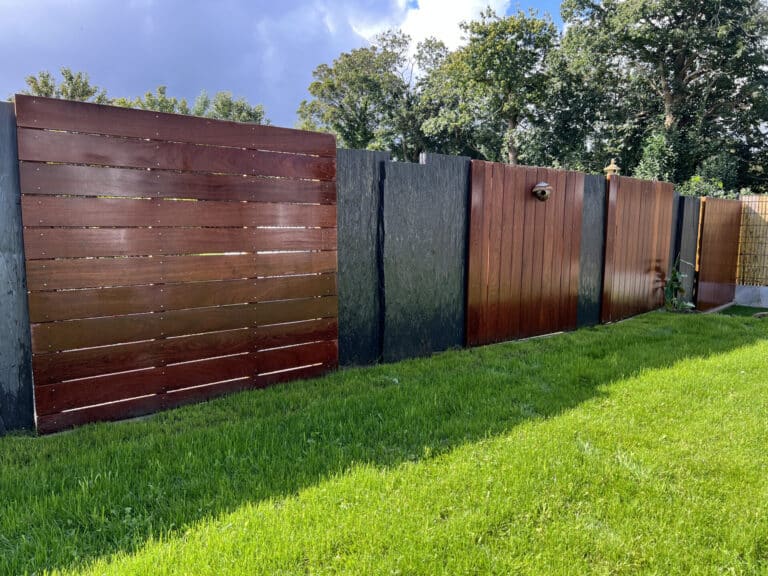 CLOTURE palissade cumaru palis de schiste saint evarzec - Fouesnant Bénodet