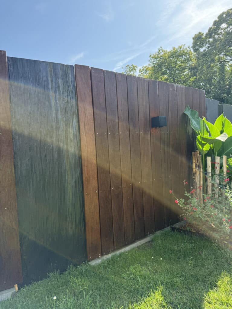 CLOTURE palissade cumaru schiste saint evarzec - Fouesnant Bénodet