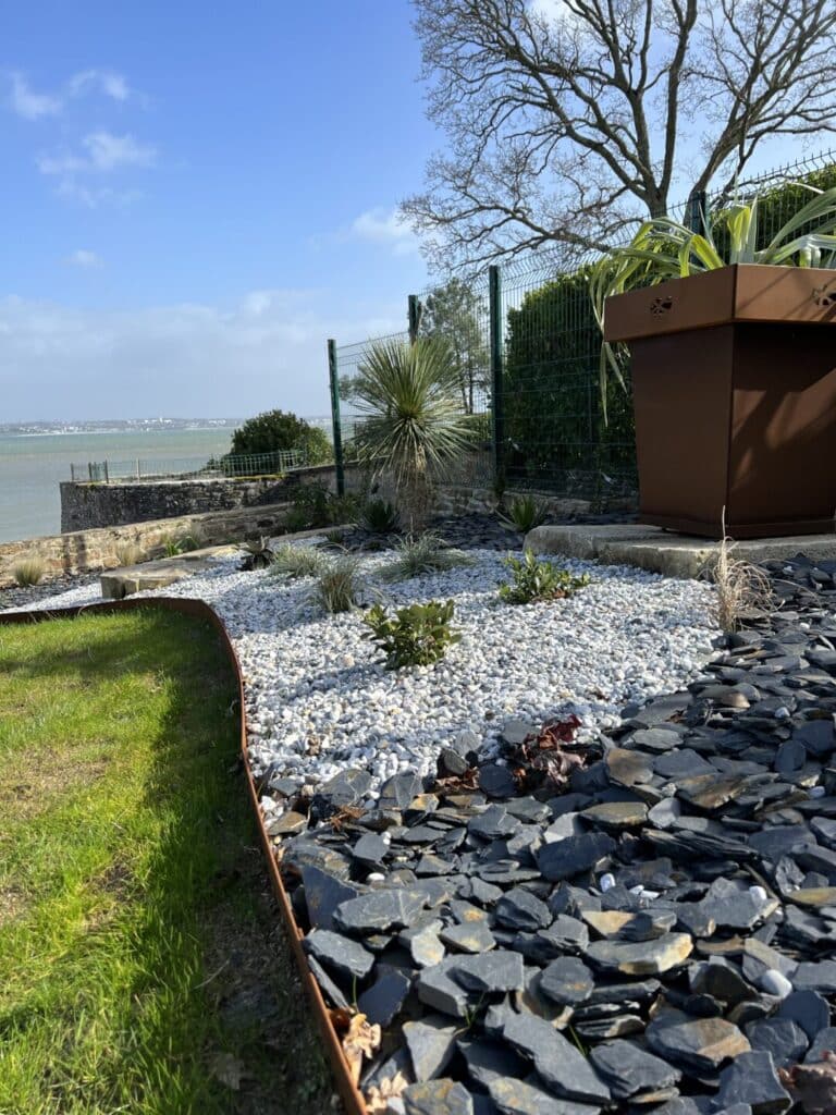 MASSIF mineral bordure corten fouesnant - Fouesnant Bénodet