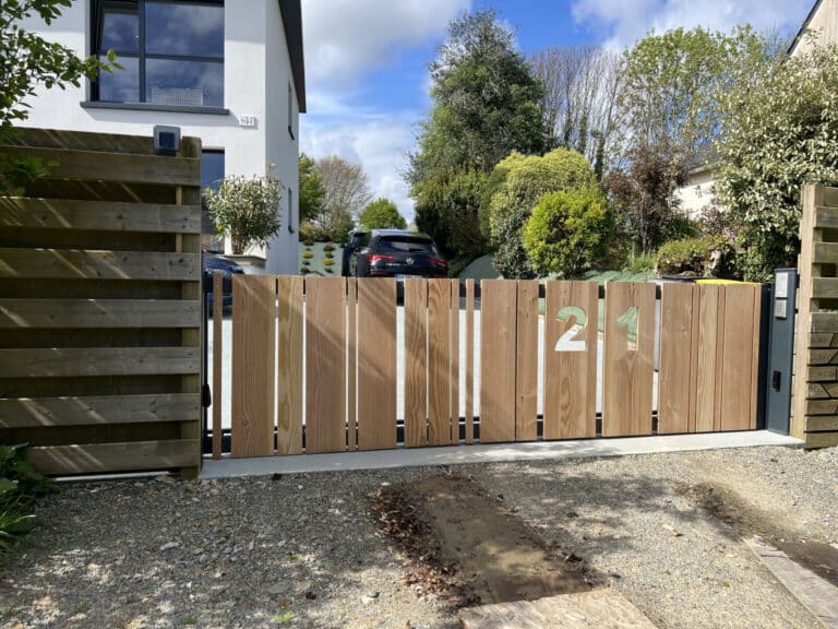 PORTAIL bois fouesnant - Fouesnant Bénodet