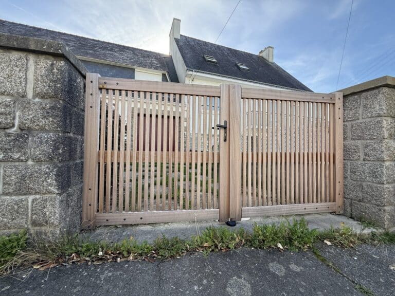 PORTAIL bois concarneau 2 - Fouesnant Bénodet