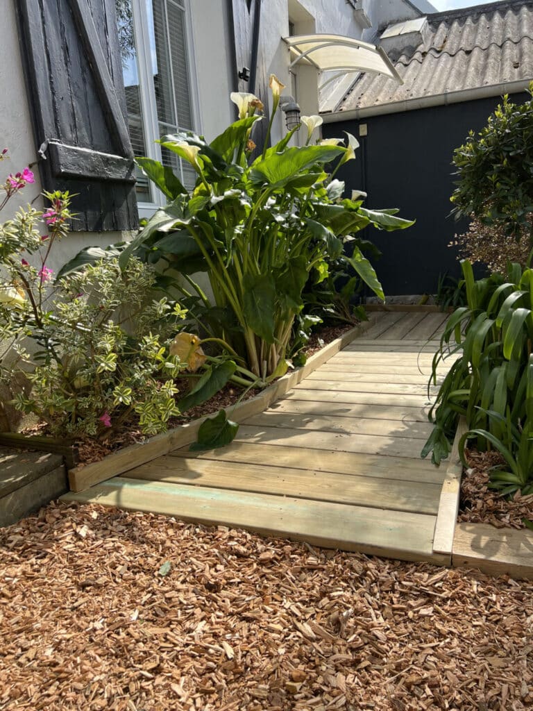 TERRASSE bois pin 20x4 fouesnant - Fouesnant Bénodet